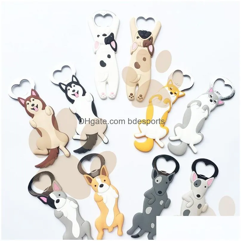 Cute Cartoon Animal Beer Bottle Opener Can Remover Fridge Magnet For Kids Message Holder Home Decor ZC1967