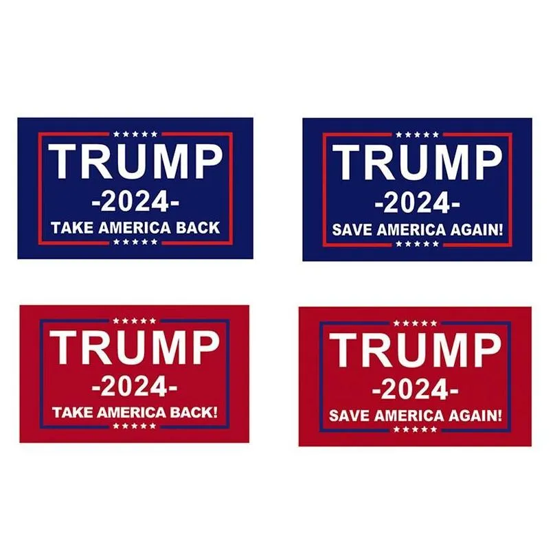 Banner Flags 2024 Campaign Flag Trump Banner Us Flags Keep America Great Again Ivanka Household Garden Supplies 150X90Cm Home Garden F Dhmup