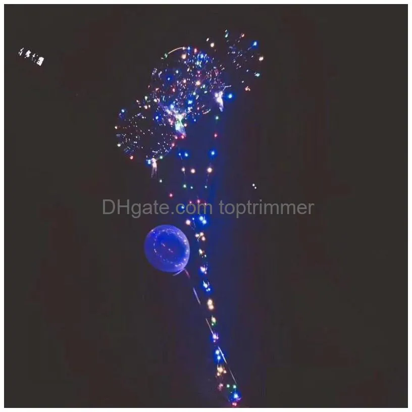 20 inch luminous balloons with light string luminous balloons led light balloon for wedding party festival