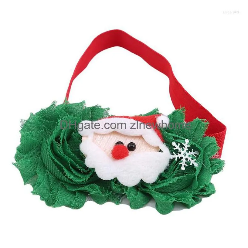 christmas decorations baby headband santa xmas hair band clasp headwear head hoop gift for child