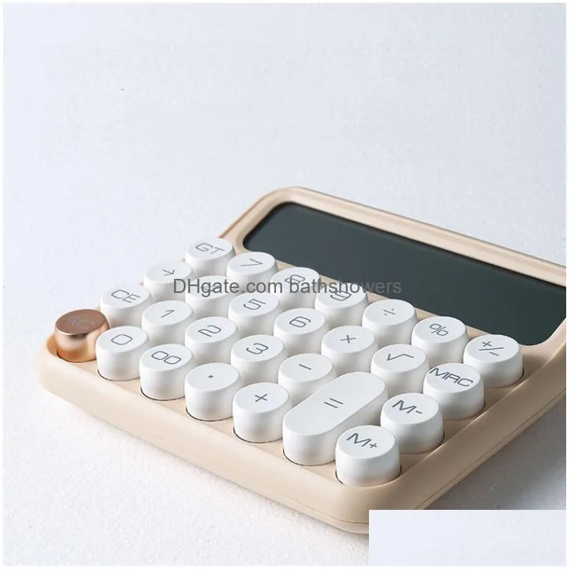 wholesale calculators boutique stationery small square personalized large lcd screen solar office school dual portable 230104