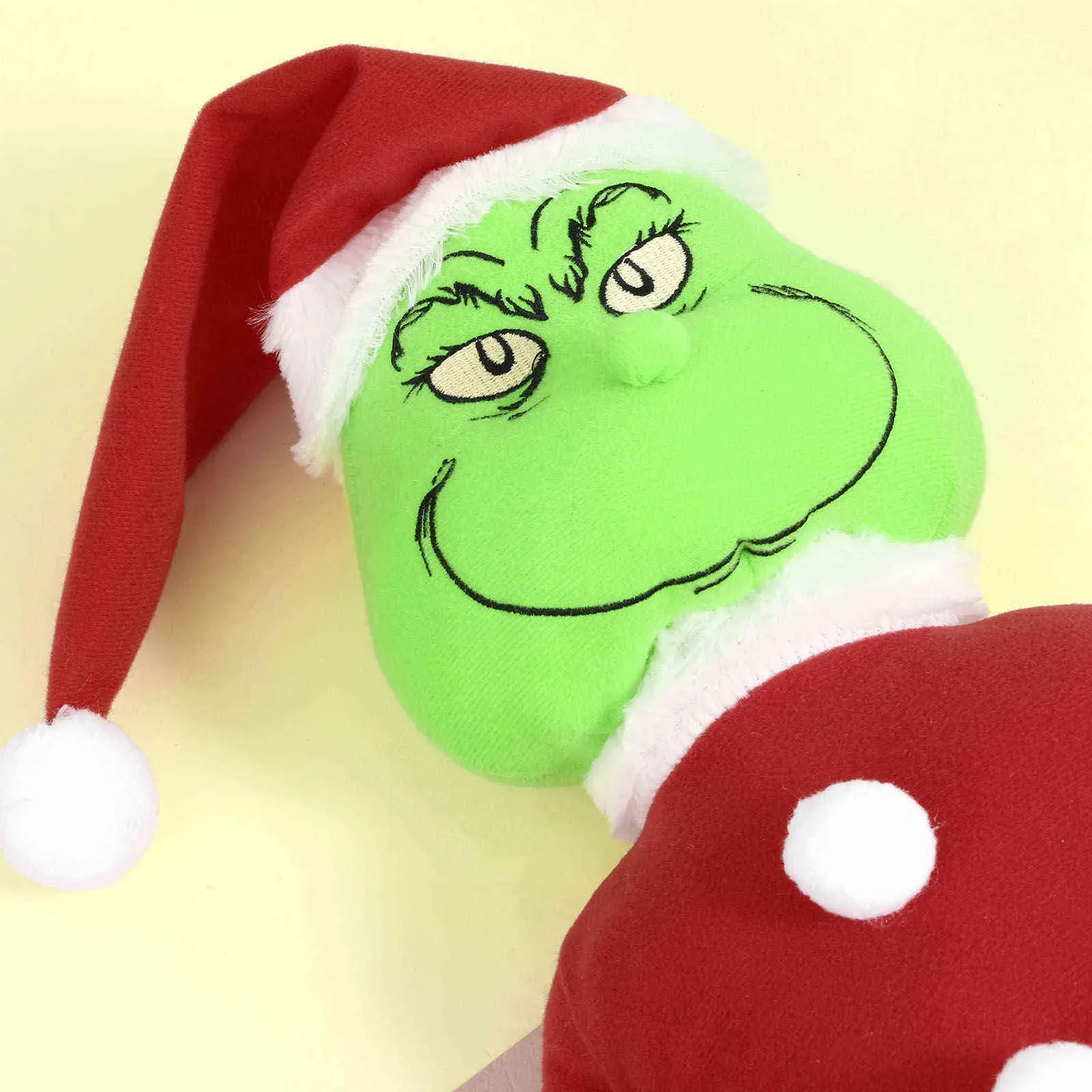 Fast Delivery Realistic Animated Grinch Christmas Ornament Christmas Tree Room Decoration 2020 Doll Gift Decoracin navidea G0911