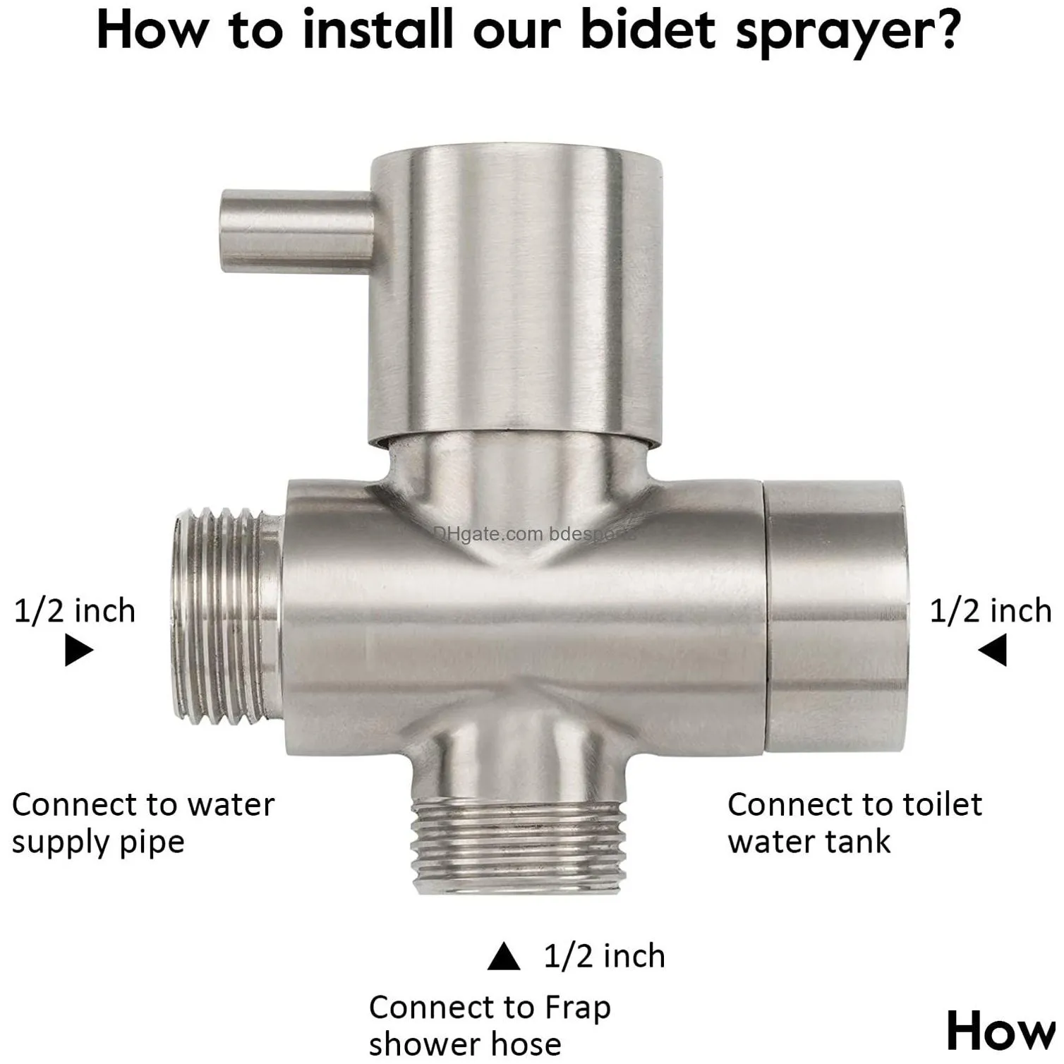 Double function switch toilet bidet faucet bathroom hand bidets sprayer set kit pressurize flush spray gun tank hook wall mount