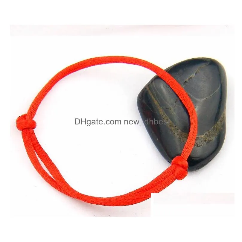 Hot Adjustable Red Korean Cord Bracelet Simple Bracelet Making Lucky Men Women Jewelry Lover`s Gift