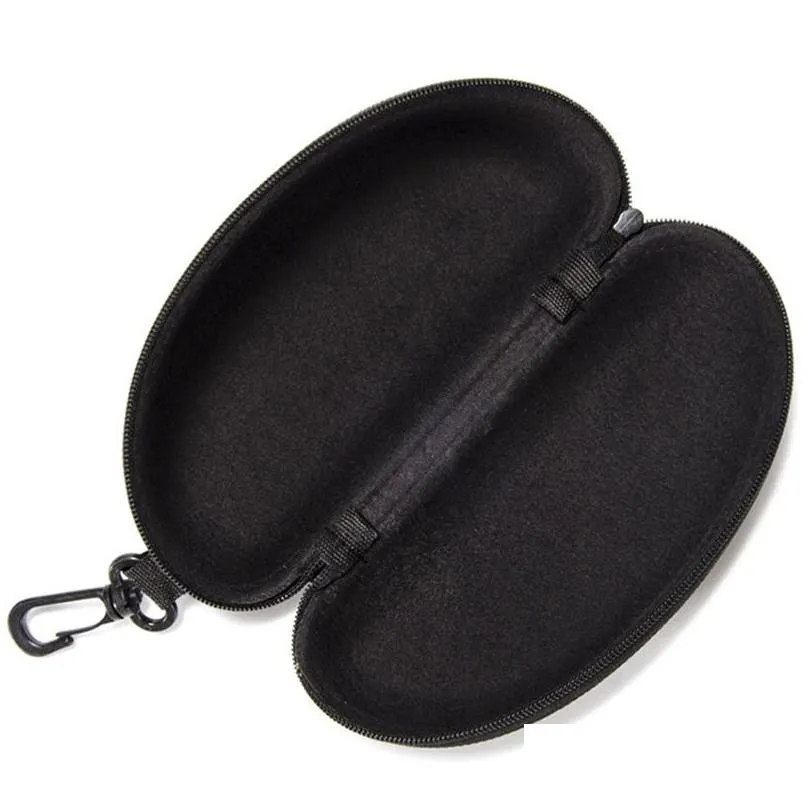 Packing Boxes Wholesale Sunglass Protection Box Oxford Cloth Black Color Zipped Glasses Case Optional 8 Colors Office School Business Dhfix