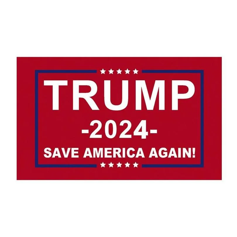 Banner Flags 2024 Campaign Flag Trump Banner Us Flags Keep America Great Again Ivanka Household Garden Supplies 150X90Cm Home Garden F Dhmup