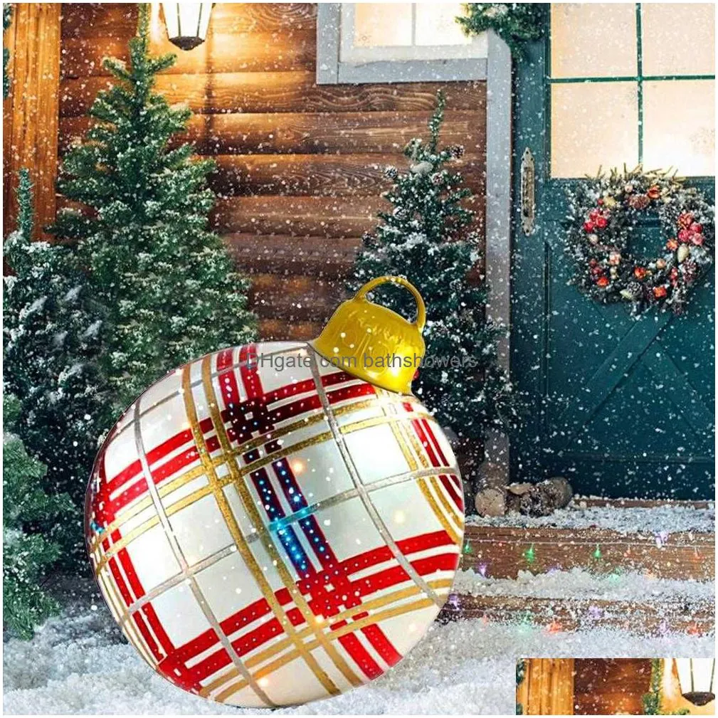 christmas decorations 60cm christmas balls christmas tree decorations outdoor atmosphere iatable toys for home decor ball xmas gift new year 2022