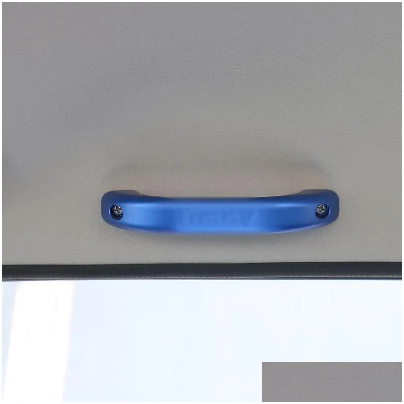 Other Interior Accessories Aluminum Alloy Top Roof Grab Handle Car Styling High Quality For Suzuki Jimny 2007Add Interior Accessories Dh1Tk