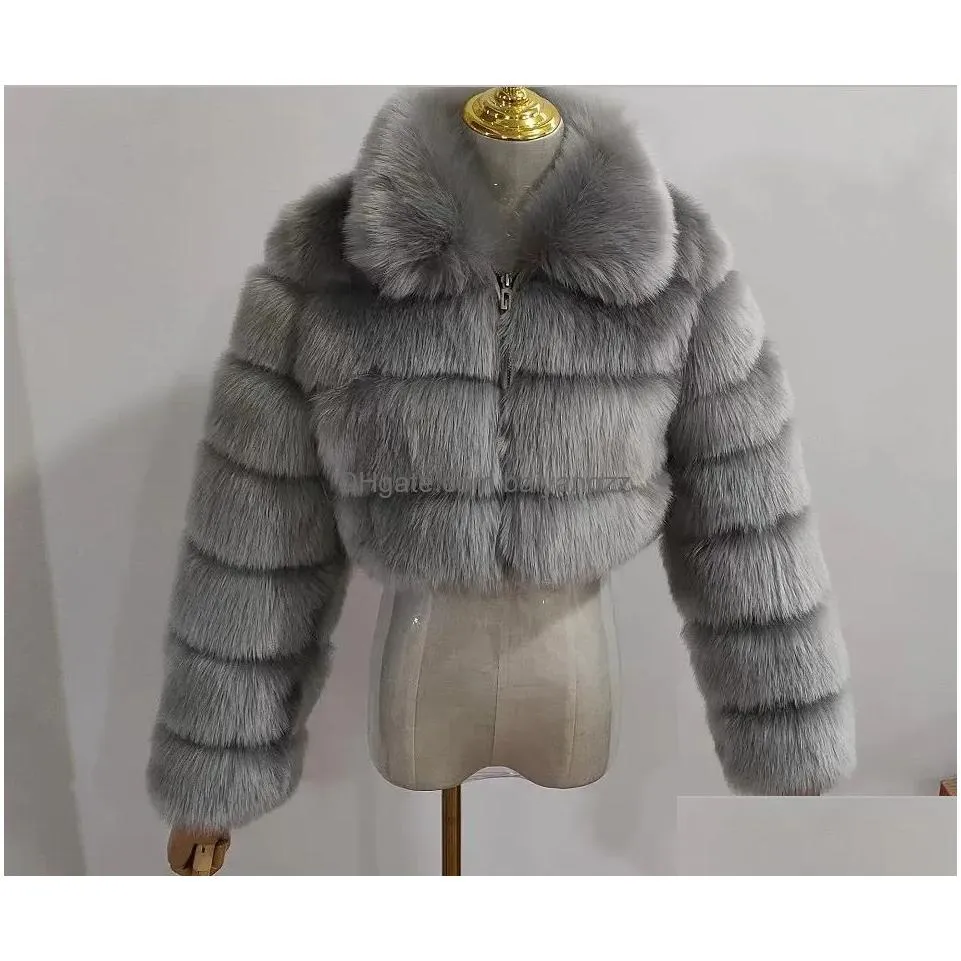 womens fur plus size big yards faux fur manufacturer fur coat mitation fox short asian size. 2-3 sizes larger than usual is