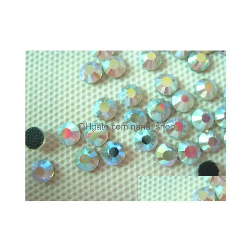 16SS 4MM DMC HotFix Crystal Strass Rhinestone Iron-On Amethyst AB Hot Fix Glass Stones SS16