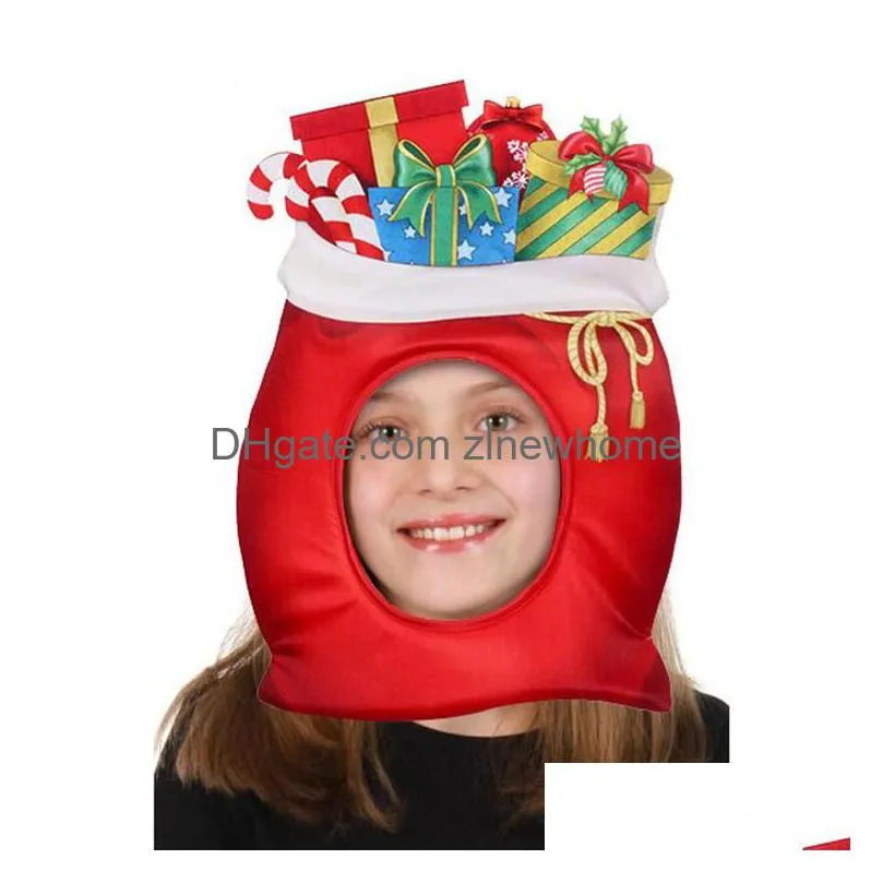 christmas decorations cosplay holiday party dance performance props headgear hat festival year headwear