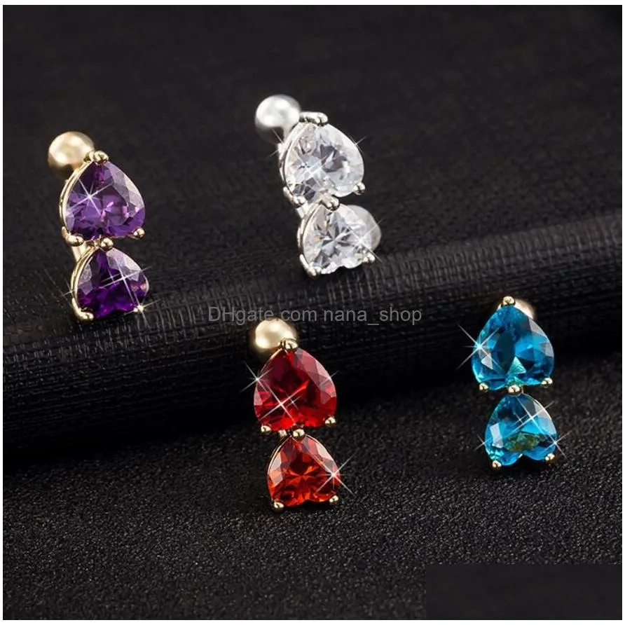 316L Steel Belly Button Rings Crystal Piercing Navel Piercing Earring Gold Belly Piercing Sex Body Jewelry