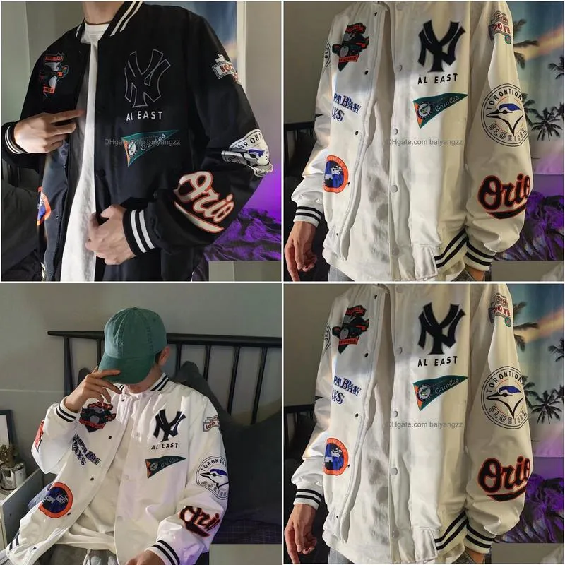 mens jackets fashion offset microseal baseball jacket printing clothing