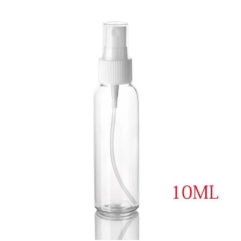 Packing Bottles Wholesale Diy Empty Transparent Plastic Spray Bottle Atomizer Pumps For Essential Oils Travel Per Bk Portable Makeup T Dh7W9
