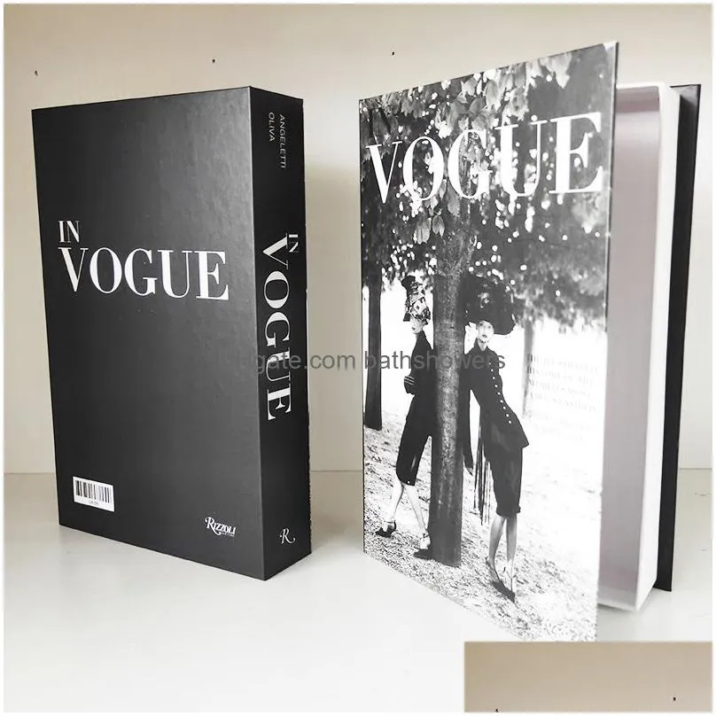 Luxury decorative Vogue book box | storage box | openable book box | home  decor | decorative book | Fake book box | table decor