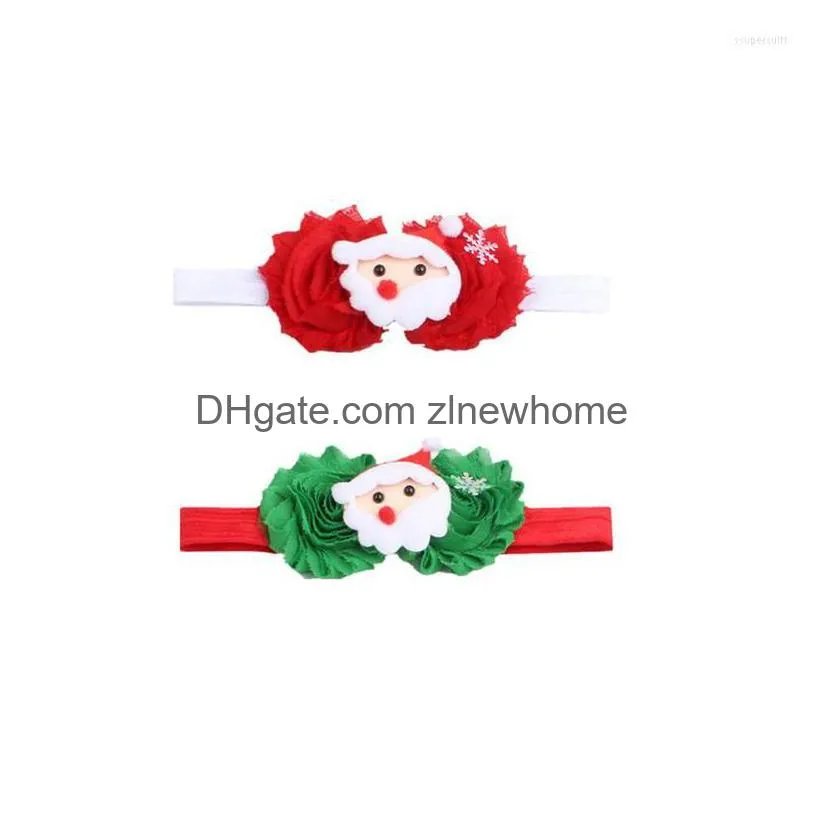 christmas decorations baby headband santa xmas hair band clasp headwear head hoop gift for child