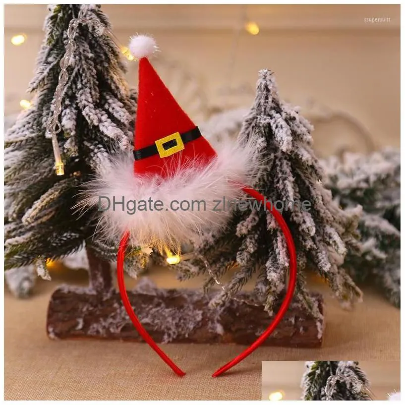 christmas decorations xmas kids adult headwear reindeer ornaments natal home decor gift decoration party cosplay headbands diy