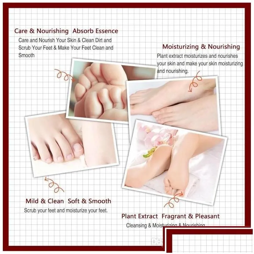 Foot Treatment Bioaqua Care Mas Cream Peeling Exfoliating Moisturizing Spa Beauty Remove Dead Skin Drop Delivery Health Dhlmn