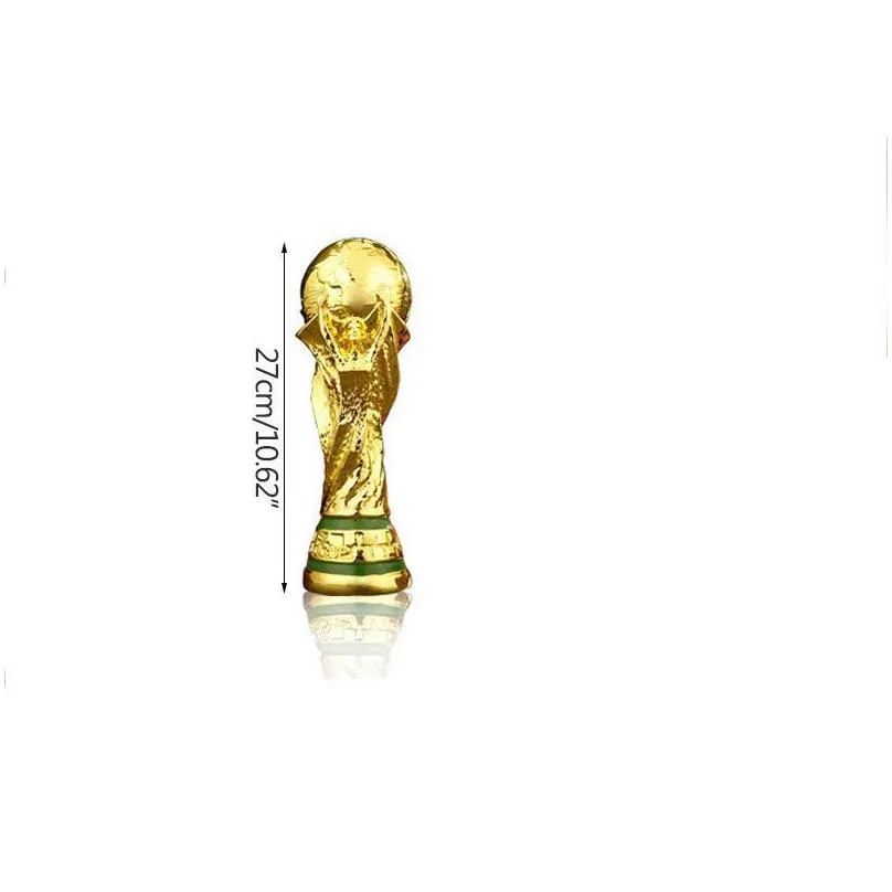 Other Festive & Party Supplies Other Festive Party Supplies Golden Resin European Football Trophy Soccer Trophies Mascot Fan Gift Offi Dhms6