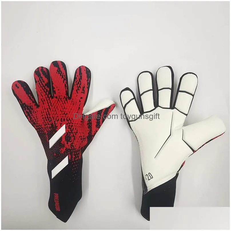 Sports Gloves 2022 Goalkeeper Gloves Finger Protection Professional Men Football Adts Kids Thicker Goalie Soccer Drop Delivery Sports Dhtgu