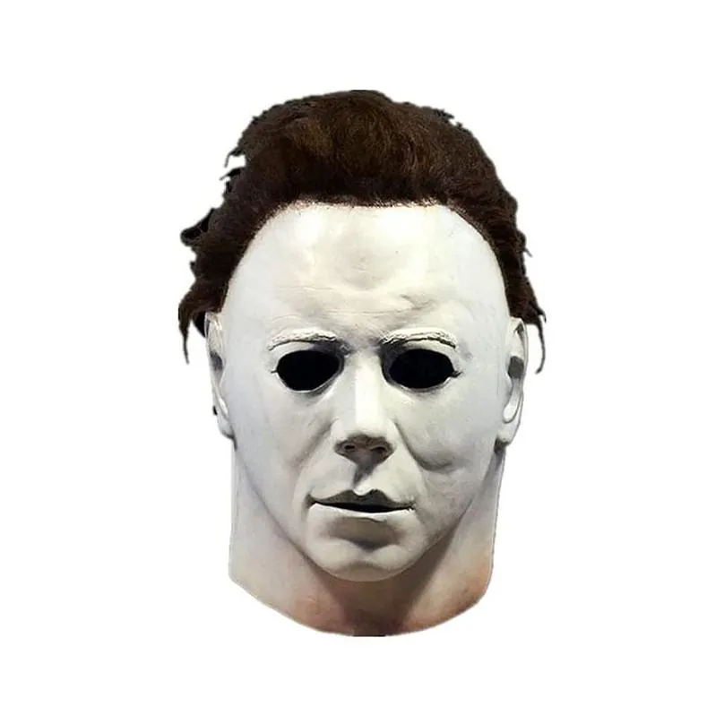 party masks bulex halloween mask mike mel moonlight panic terror latex horror michael myers mask cosplay full face helmet party scary masks