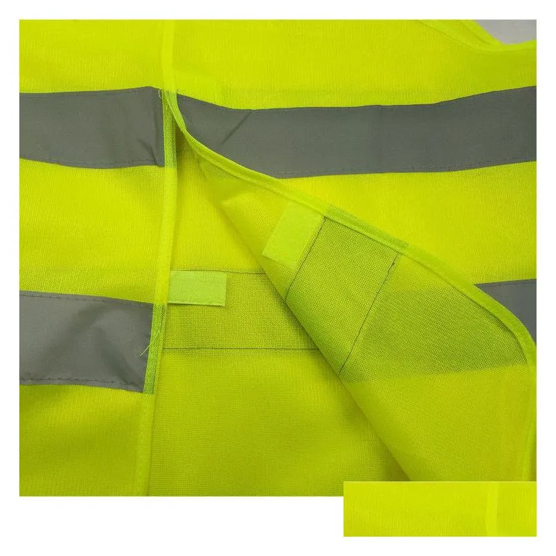 wholesale high visibility working safety construction vestwarning reflective trafficworking vest green safetyclothing