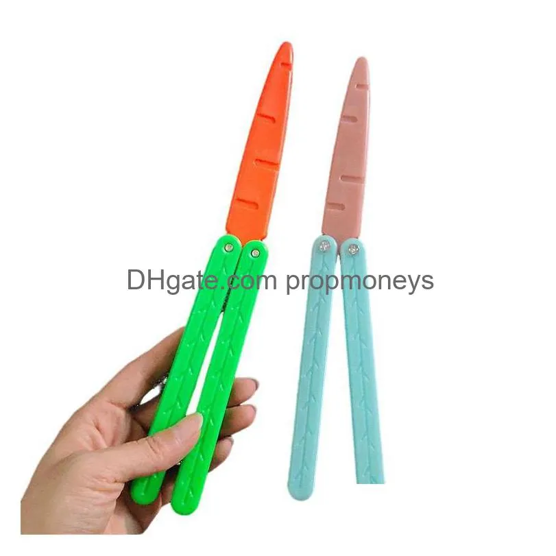 Decompression Toy 3D Printed Radish Knife Toys Hand Gripper Forearm Finger Anxiety Relief Toy Fidget For Kids Adts Drop Delivery Toys Dhoen