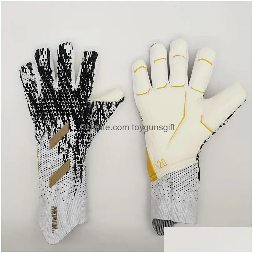 Sports Gloves 4Mm Goalkeeper Gloves Finger Protection Professional Men Football Adts Kids Thicker Goalie Soccer Drop Delivery Sports O Dhbsy