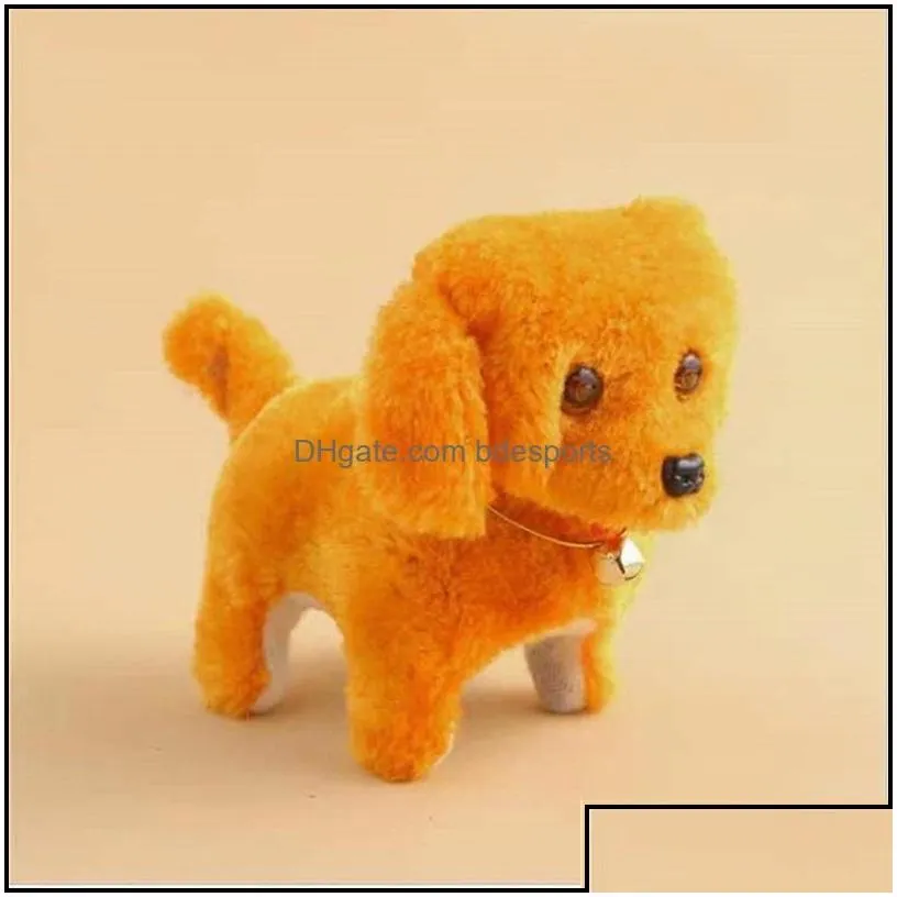 novelty items electronic plush fashion walking barking music toy funny electric power short floss dog stuffed animals novelty items