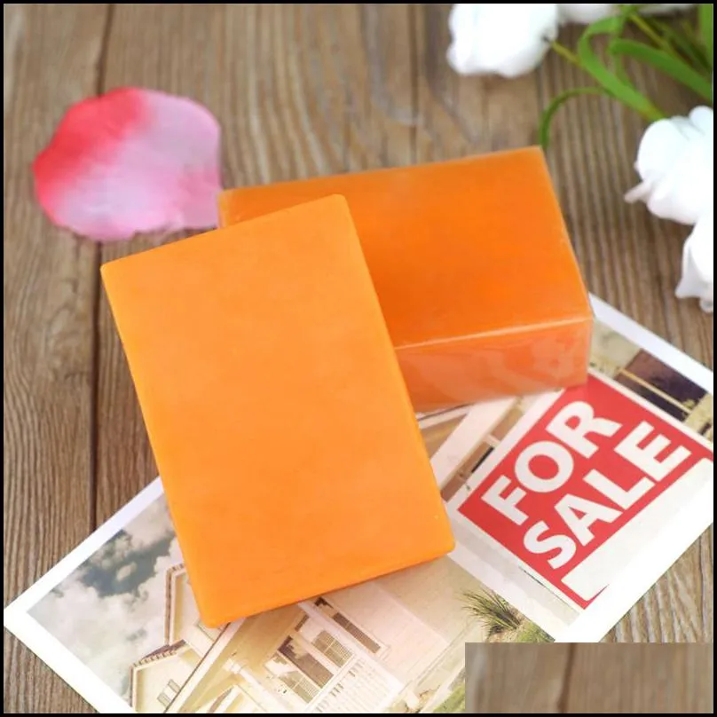 100g handmade kojic acid  oil soap deep cleaning whitening face body skin bleaching glycerin soap