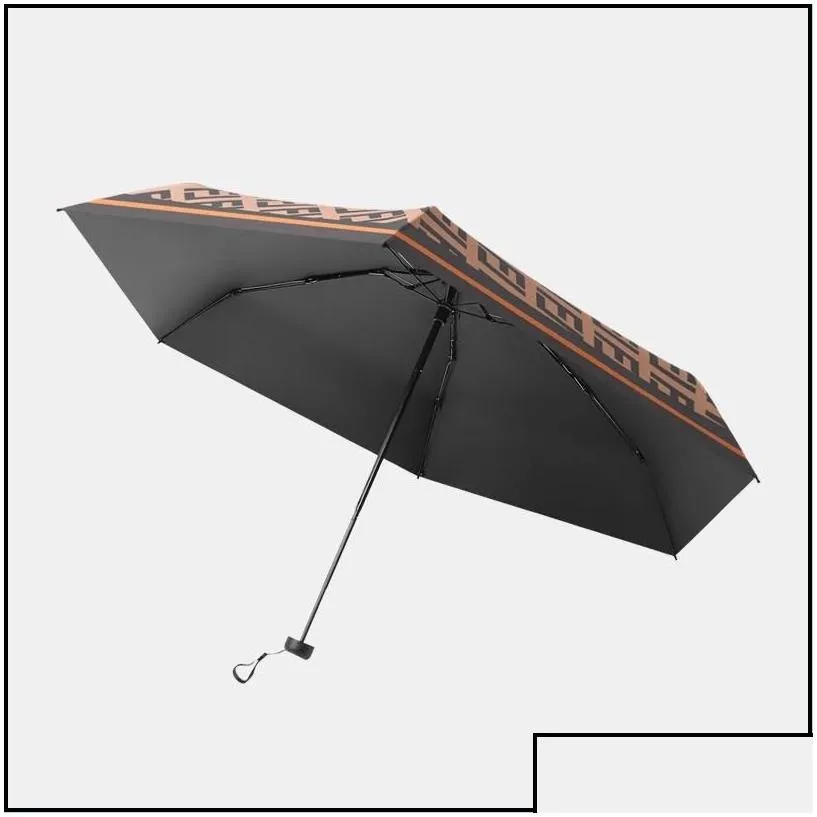 umbrellas umbrellas mini 6 ribs luxury women anti uv parasol five folding fashion sun protection small vinyl 221010 drop delivery ho