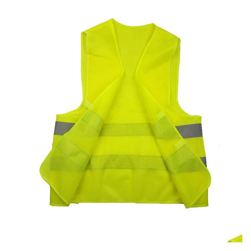 wholesale high visibility working safety construction vestwarning reflective trafficworking vest green safetyclothing