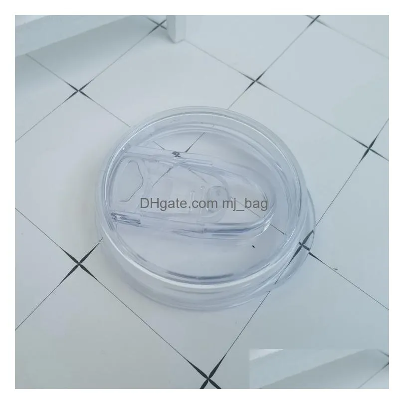 Replacement Leakproof plastic Lid For 20oz sublimation straight or tapered skinny Stainless Steel tumblers 20 oz Cups via DHL