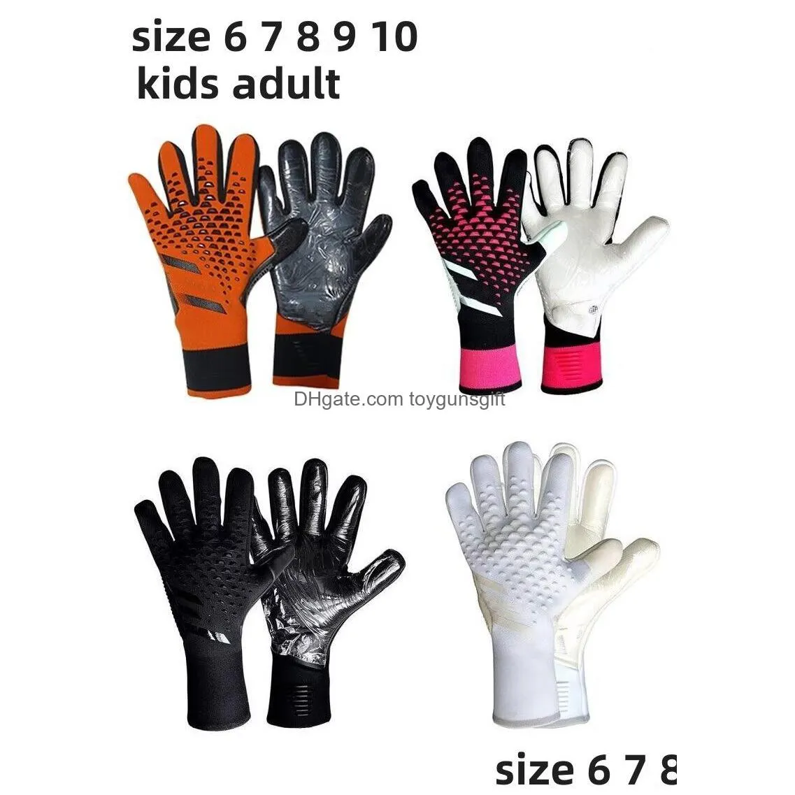 Sports Gloves New Goalkeeper Gloves Professional Mens Football Adt Childrens Thickened Drop Delivery Sports Outdoors Athletic Outdoor Dhy1G