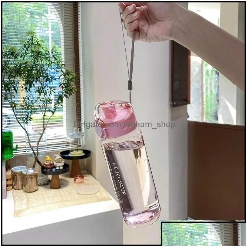 water bottles 780ml/600ml sports portable bottle plastic cup tea filter drinking teacup coffee mugs outdoor cam kitchen tools drop d