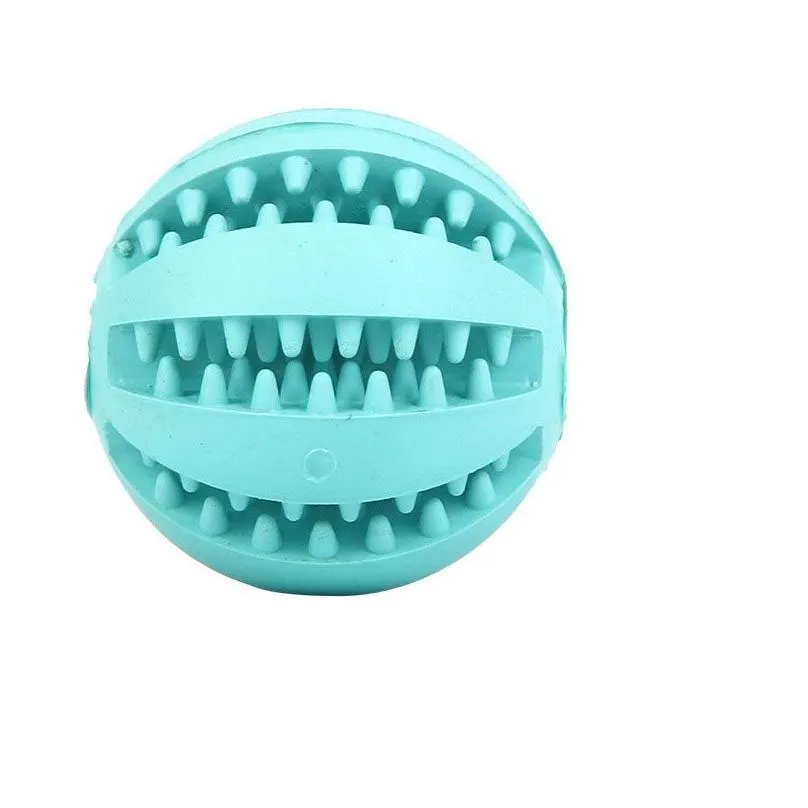 Rubber Chew Ball Dog Toy Training Toys Toothbrush Chews Food Balls Pet Product Drop Ship LYX70