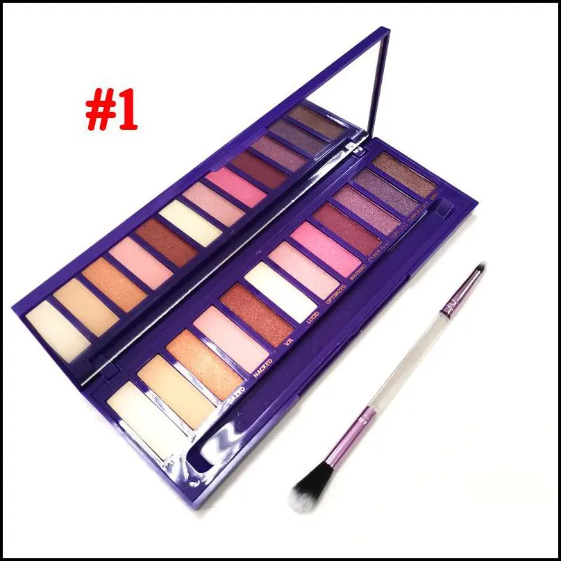 makeup eye shadow wild west 12 colors eyeshadow with brush ultravioet palette matte shimmer palettes cosmetic dhs