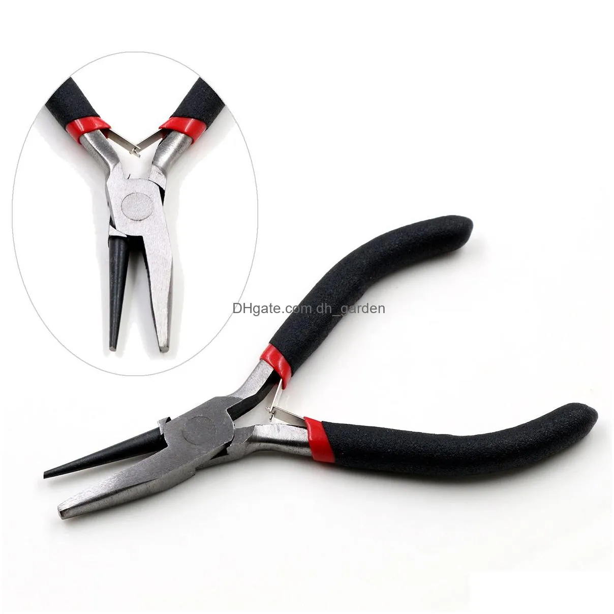 Pliers 1 Piece Stainless Steel Needle Nose Pliers Jewelry Making Hand Tool Black 12.5Cm Drop Delivery Jewelry Jewelry Tools E Dhgarden Otxvu