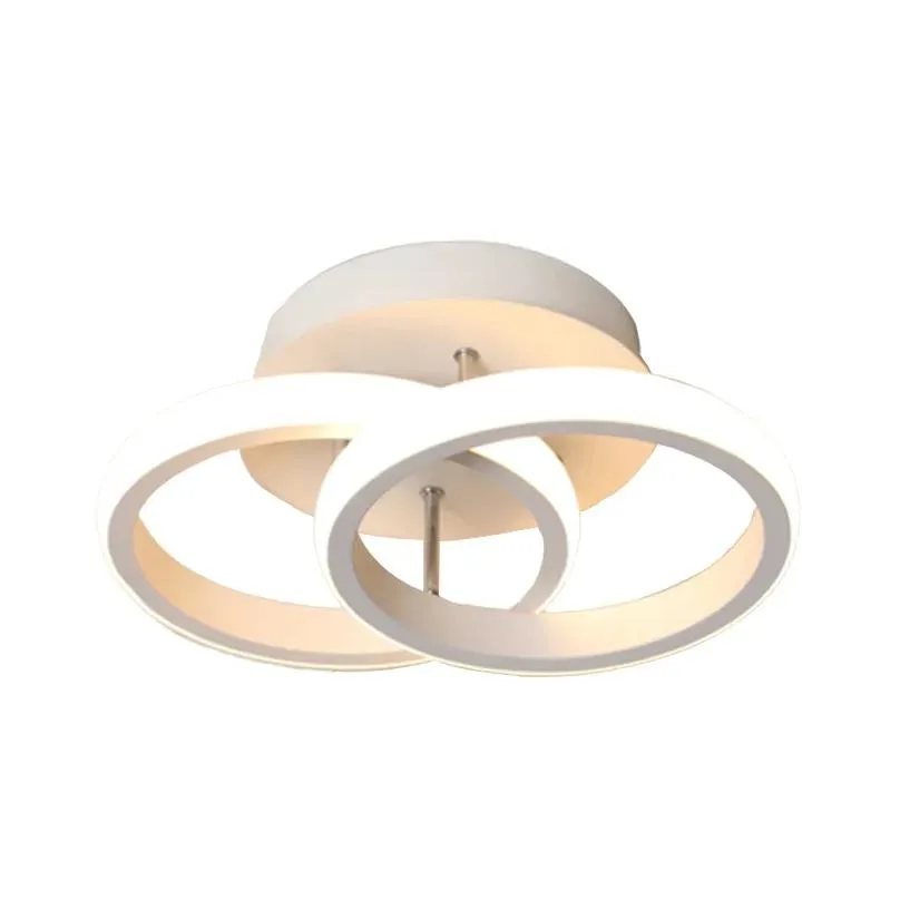 Pendant Lamps Pendant Lamps Round Shape Led Ceiling Lamp Easy Operation Comfortable Natural Light For Living Room Bedroom Dining Drop Dhilv