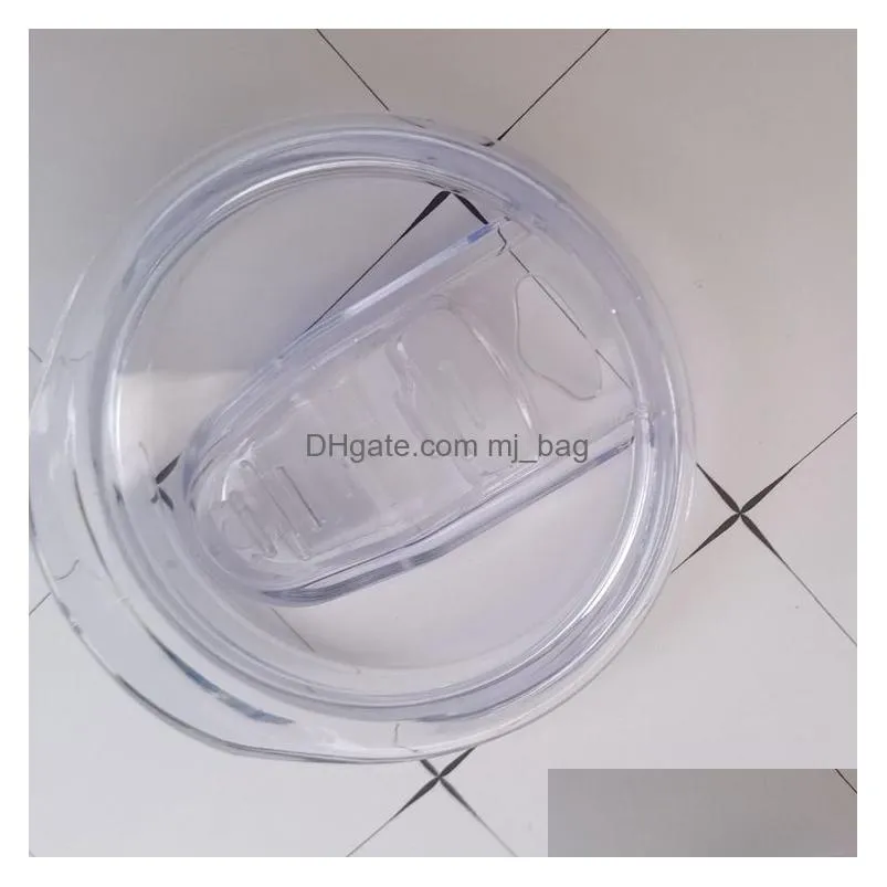 Replacement Leakproof plastic Lid For 20oz sublimation straight or tapered skinny Stainless Steel tumblers 20 oz Cups via DHL