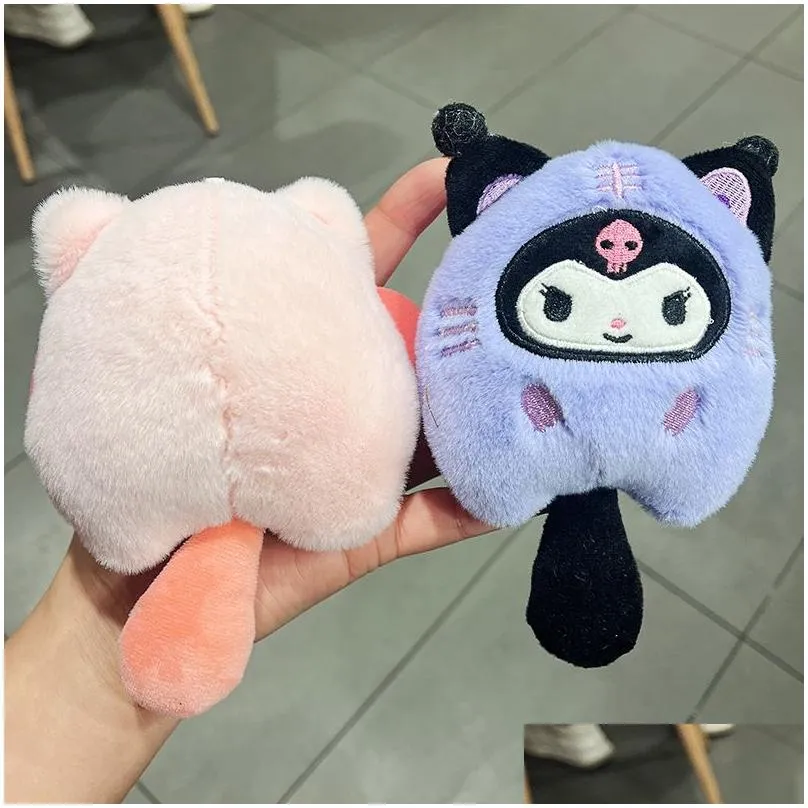 15 cm Plush Keychain Cartoon Anime Pendant Small Doll Pendant Key Chain Bag 8 Styles LT0059