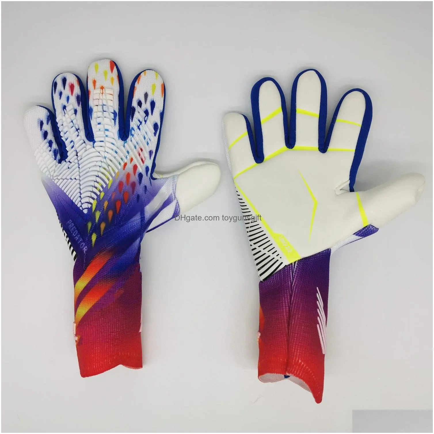 Sports Gloves 4Mm Goalkeeper Gloves Professional Mens Football Adt Childrens Thickened Drop Delivery Sports Outdoors Athletic Outdoor Dhab3