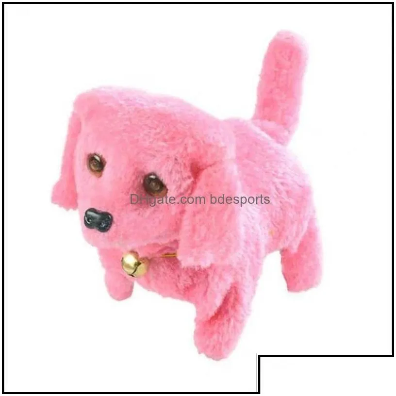 novelty items electronic plush fashion walking barking music toy funny electric power short floss dog stuffed animals novelty items