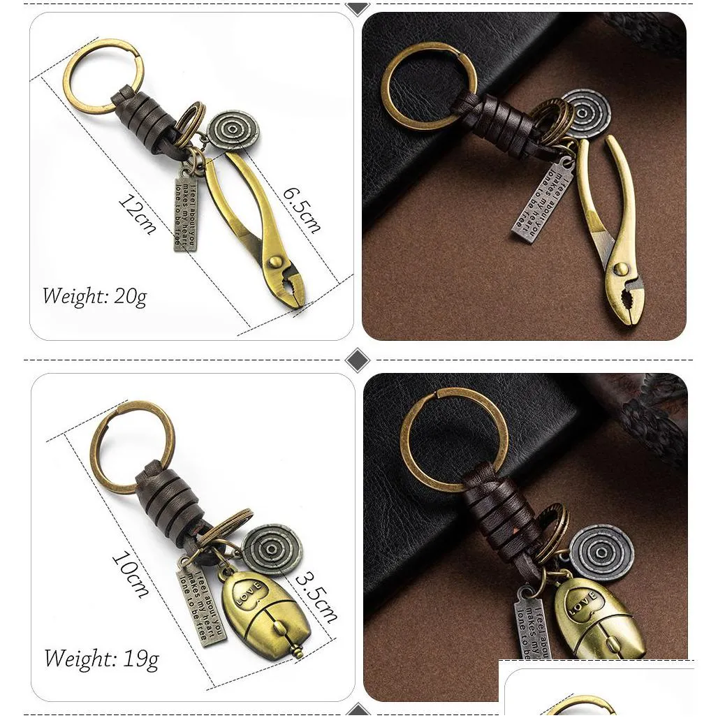 fashion car keychains lovers couple keychain bags music guitar elephant skateboard hat bicycle for key ring tags gifts