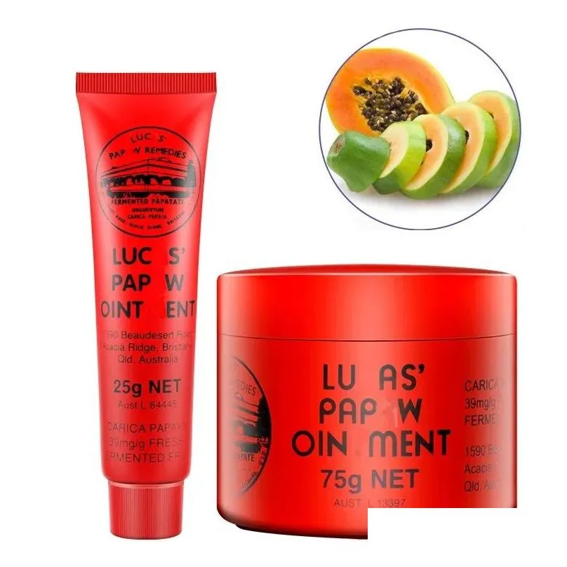 Lip Balm Makeup Papaw Ointment Lip Balm Australia Papaya Creams 75G Ointments Daily Care For Alex 360Pcs/Set Drop Delivery Health Beau Ottpg