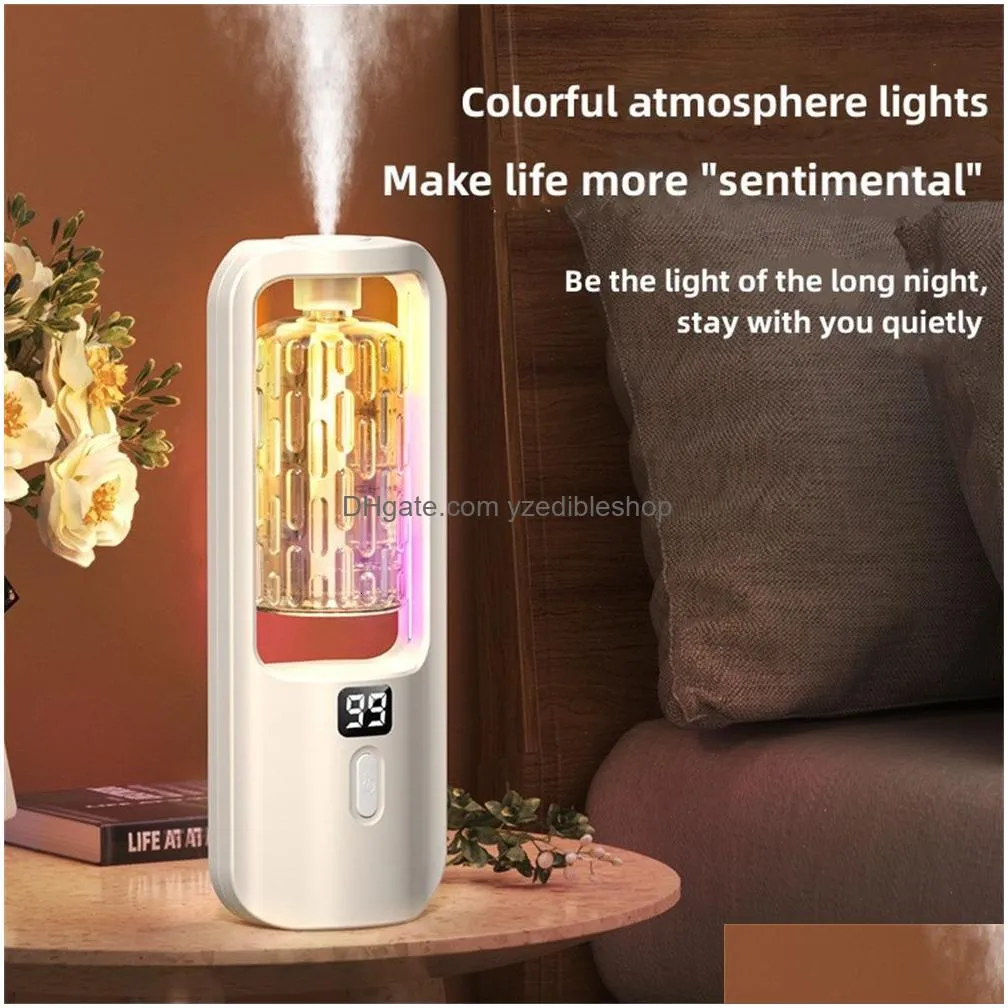  oils diffusers 1pc  oil diffuser home living bedroom toilet fragrance diffuser rechargeable air freshener fragrance el humidifier