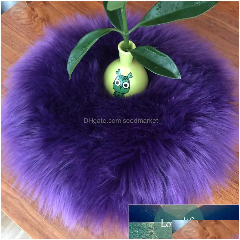 plush cup pad round decorations pad cosmetics coffee table notebook pad soft luxurious and factory price expert design quality latest style original