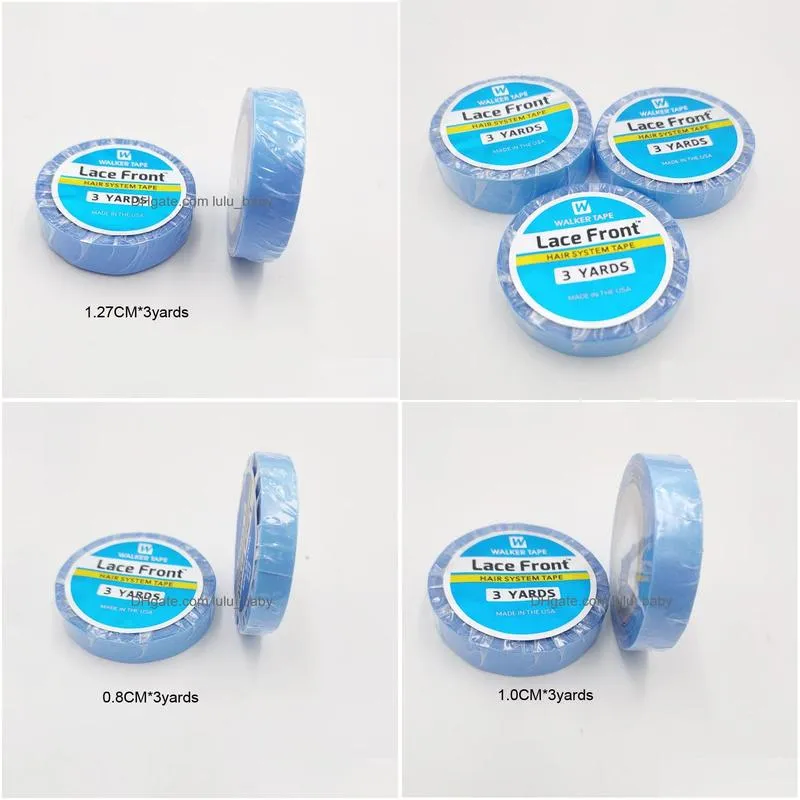 1 roll 3 yards super hair tape lace front support double-sided adhesive tape for lace wig/pu hair extension/toupee