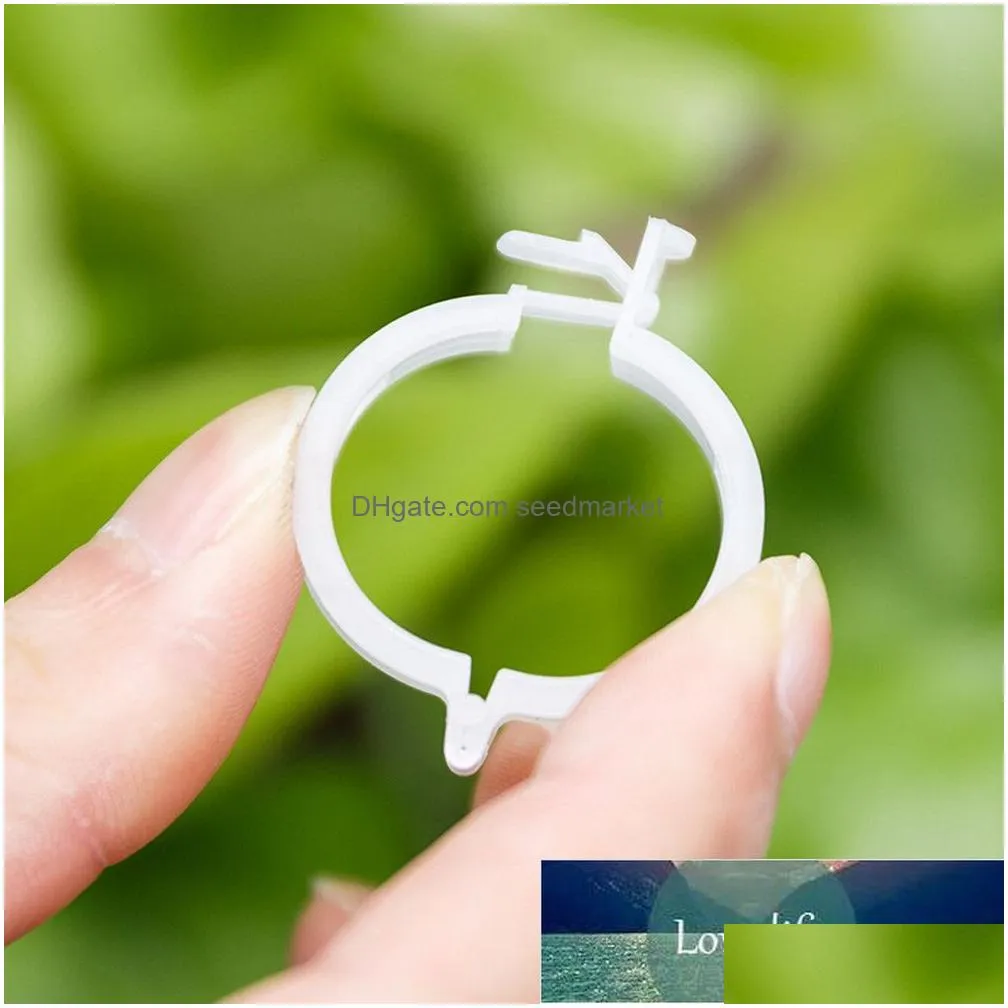 garden plant supports plastic clips ring connects vine trellis clips fastener protection grafting tied fixture vegetable tomato factory price