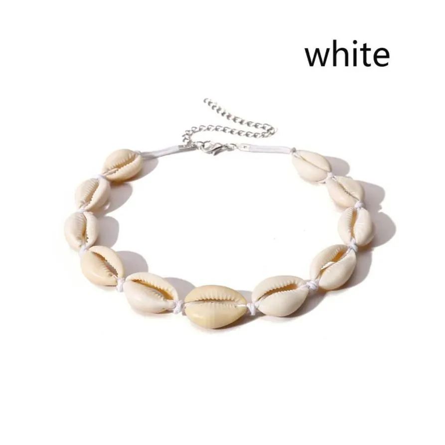 new diy shell necklace nature shell statement choker necklace bohemia collar collier women fashion summer beach jewelry dhl